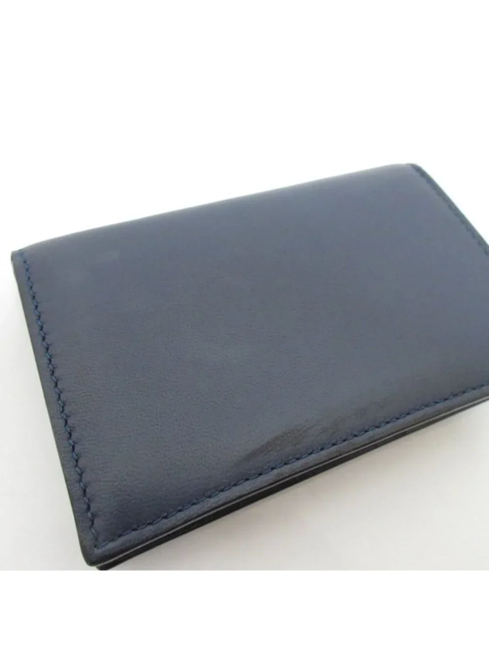 Loewe Anagram Calfskin Card Case Business Navy